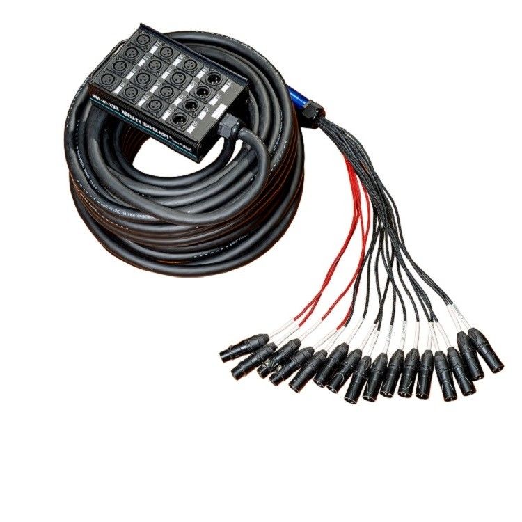 20 канала змеиный кабель низкого профиля XLR отправьте схему XLR Splitter 100 футов