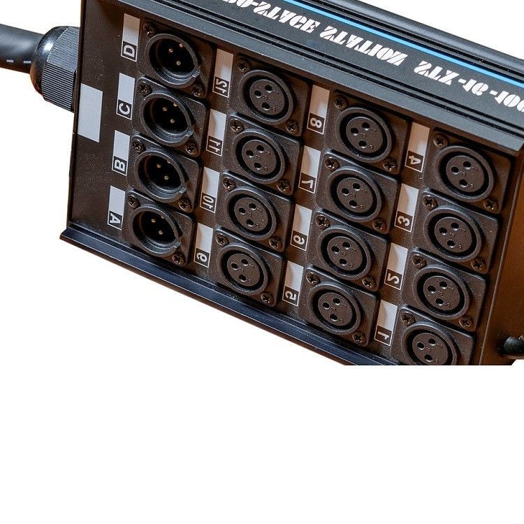 20 канала змеиный кабель низкого профиля XLR отправьте схему XLR Splitter 100 футов