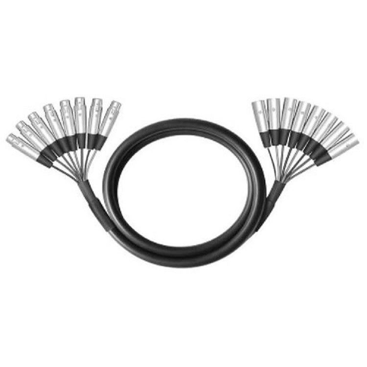 8 Way Multicore Cable XLR Male To XLR Female 8 канала кабеля с змеей