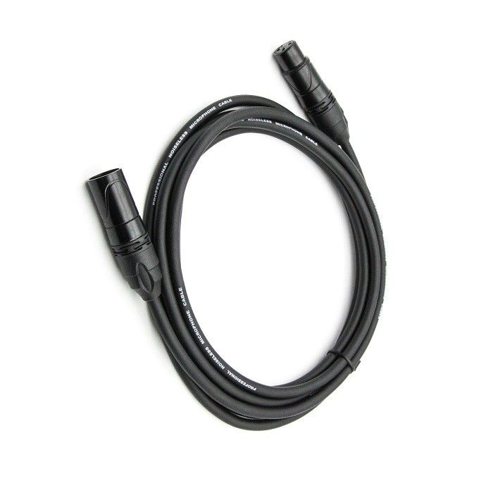 AWG 24 XLR Микрофонные кабели Черный XLR Мужчина к XLR Женщина Микрофонный кабель для миксера