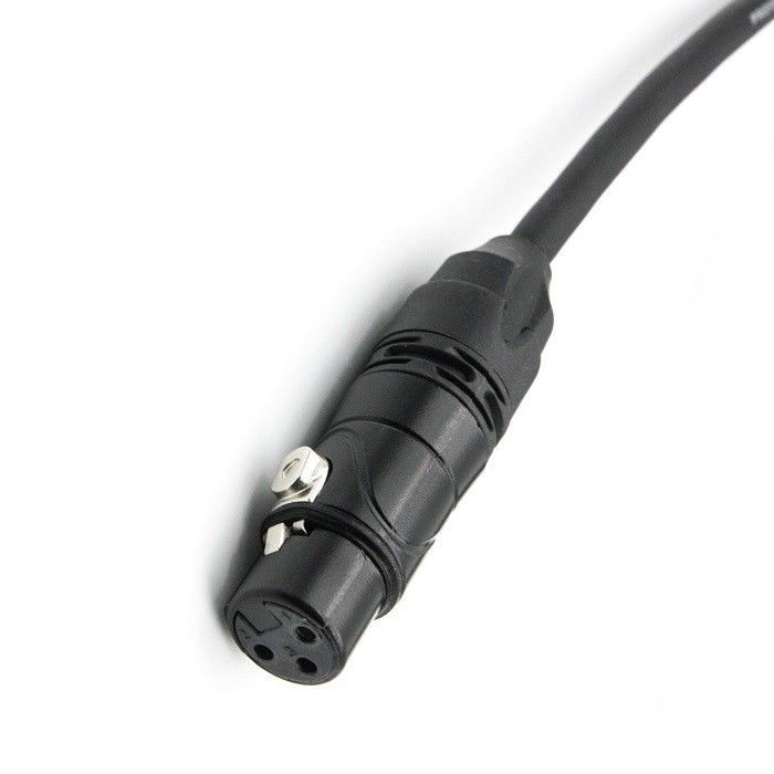 AWG 24 XLR Микрофонные кабели Черный XLR Мужчина к XLR Женщина Микрофонный кабель для миксера