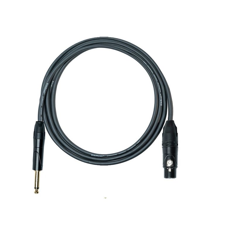 0.25 дюймовый XLR микрофонный кабель черный микрофонный кабель мужской на XLR женский микрофонный адаптер для миксера