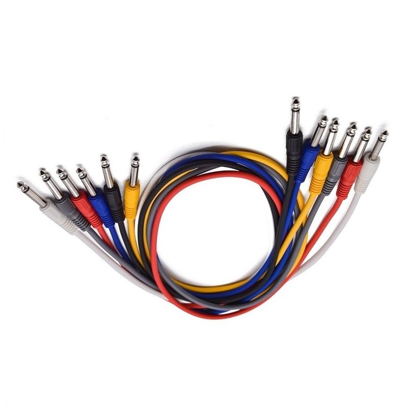 1 Foot Guitar Patch Cables Leads For Effect Pedal 6 цветов Гитарная педаль инструментальный кабель