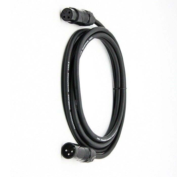 5м 6м XLR Микрофонный кабель OFC Кондукторные микрофонные кабели 3 пин XLR-XLR Черный провод
