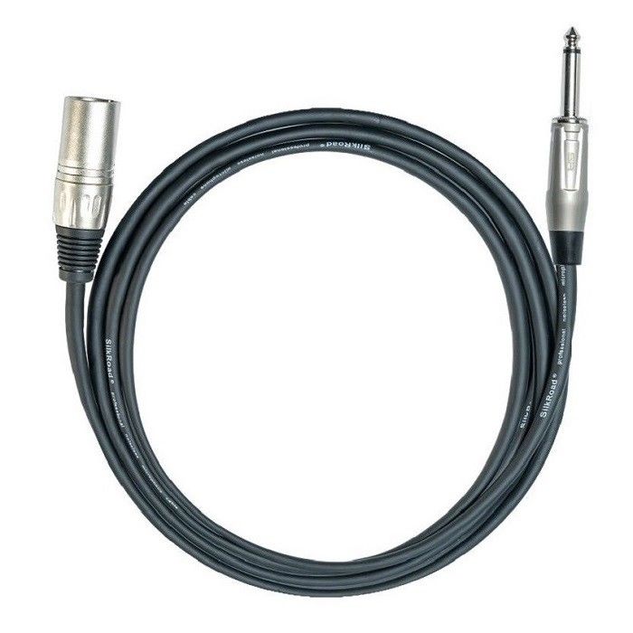Awg22 XLR Микрофонные кабели 6,35 мм 10 футовый XLR кабель XLR до 1/4 