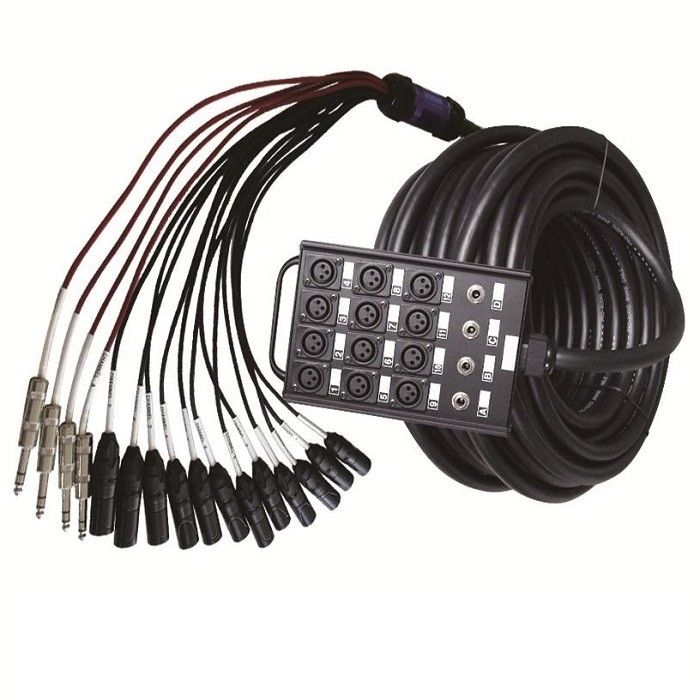 12 каналов аудио Snake XLR Send Board Snake кабель XLR разделитель кабель 1/4