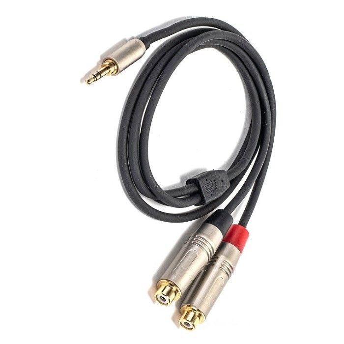 3.5 мм Y разделительный кабель для RCA Y аудио кабель 3,5 мм стерео для 2 * RCA для динамика