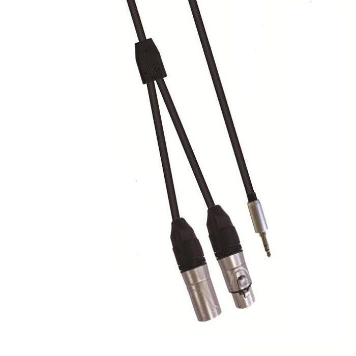 Аудиокабель 3,5 мм Стерео к XLR F XLR M Y Сплитерный кабель для миксера динамиков