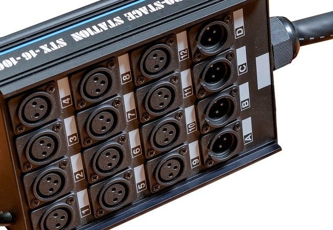 DDP Audio Snake Cable Professional 12/16 каналов XLR к XLR мужчина к женщине 30M серебро ПВХ