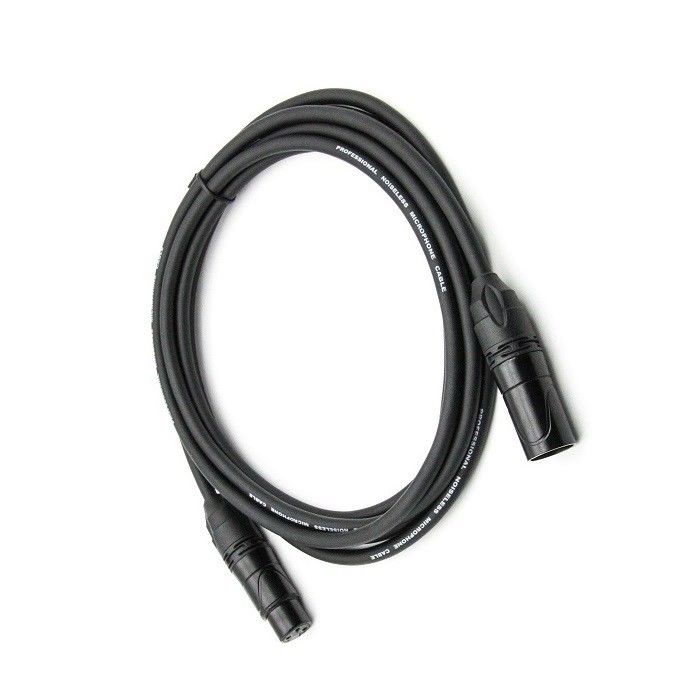 OFC Микрофон Патч Шнур 3 Pin XLR Сделать до Женщины Черный микрофон проволока 20 футов