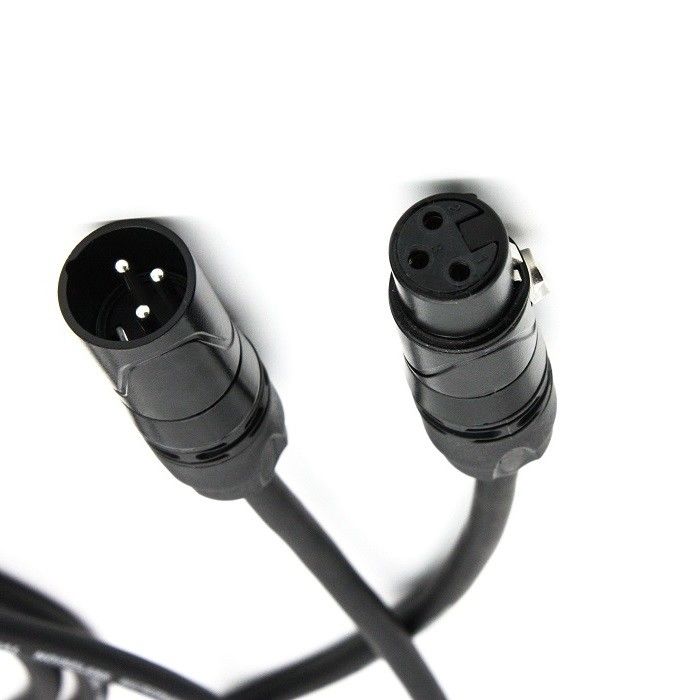 OFC Микрофон Патч Шнур 3 Pin XLR Сделать до Женщины Черный микрофон проволока 20 футов