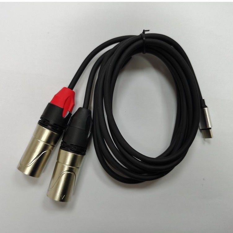 DAC C для двойного XLR мужского аудио кабеля Y разделитель встроен в мощный DAC чип