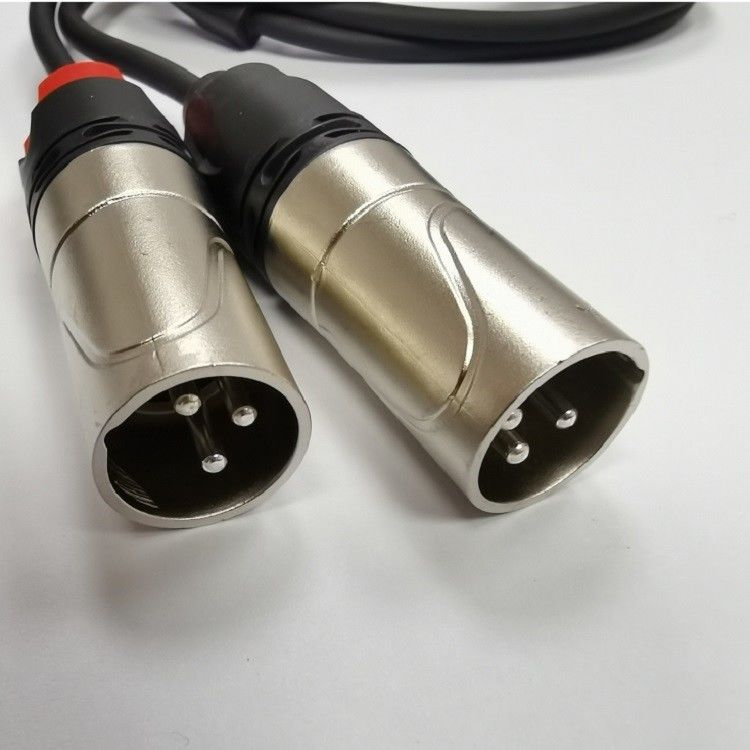 DAC C для двойного XLR мужского аудио кабеля Y разделитель встроен в мощный DAC чип